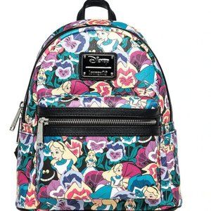 Loungefly Women's Disney Alice in Wonderland Wildflowers BackPack